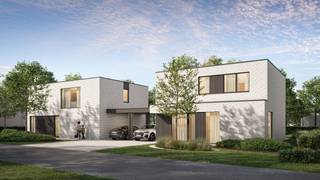 BINNENKORT TE KOOP - NIEUWBOUW IN OPBOUW<br /><br />AAN TE KOPEN AAN 6% BTW! <br /><br />In het landelijke Kruisem verrijst Project Den Bos, een kleinschalig en stijlvol woonproject met twee open, stijvolle nieuwbouwwoningen op ruime percelen. Alles bevindt zich op wandelafstand: winkels, openbaar vervoer, scholen en ontspanning zijn vlot bereikbaar in deze levendige en toch rustige buurt. De woningen zijn ontworpen door Berkein architecten met het oog op comfort en ruimte, met bewoonbare oppervlaktes tot wel 189 m².<br /><br />Indeling van de woning:<br />Project Den Bos omvat twee ruime woningen met een doordachte indeling. Elke woning beschikt over een grote open leefruimte met veel lichtinval, een volledig uitgeruste keuken, drie comfortabele slaapkamers en een ruime badkamer. De ruime percelen bieden mogelijkheden tot een zonnige tuin. Er is bovendien een praktische bergruimte en wasplaats voorzien. Een gekoppelde carport tussen de woningen is voorzien.<br /><br />Troeven van de woning:<br />- Rustige ligging in Kruisem, vlakbij winkels, scholen en ontspanningsmogelijkheden<br />- Energiezuinig wonen dankzij geothermische verwarming en koeling<br />- Kwalitatieve afwerking met persoonlijke begeleiding en vaste prijs zonder verrassingen<br /><br />Prijzen vanaf 549.000 euro excl. kosten en btw.<br /><br />Bij al nieuwbouwprojecten van C-Nest staat kwaliteit voorop: kwaliteit in ontwerp en typologie, kwaliteit in materiaalkeuze, kwaliteit in afwerking en kwaliteit in dienstverlening.<br /><br />Vertrouwen en transparantie zijn geen loze begrippen voor C-Nest Groep. Zij werken dan ook met een vaste prijs: de prijs bij aankoop van het project is de prijs aan het einde van het project. Geen wijzigingen, geen prijsaanpassingen, geen onaangename verrassingen dus.<br /><br />Interesse? Contacteer via 0471 65 25 34 of info@vicusvastgoed.be