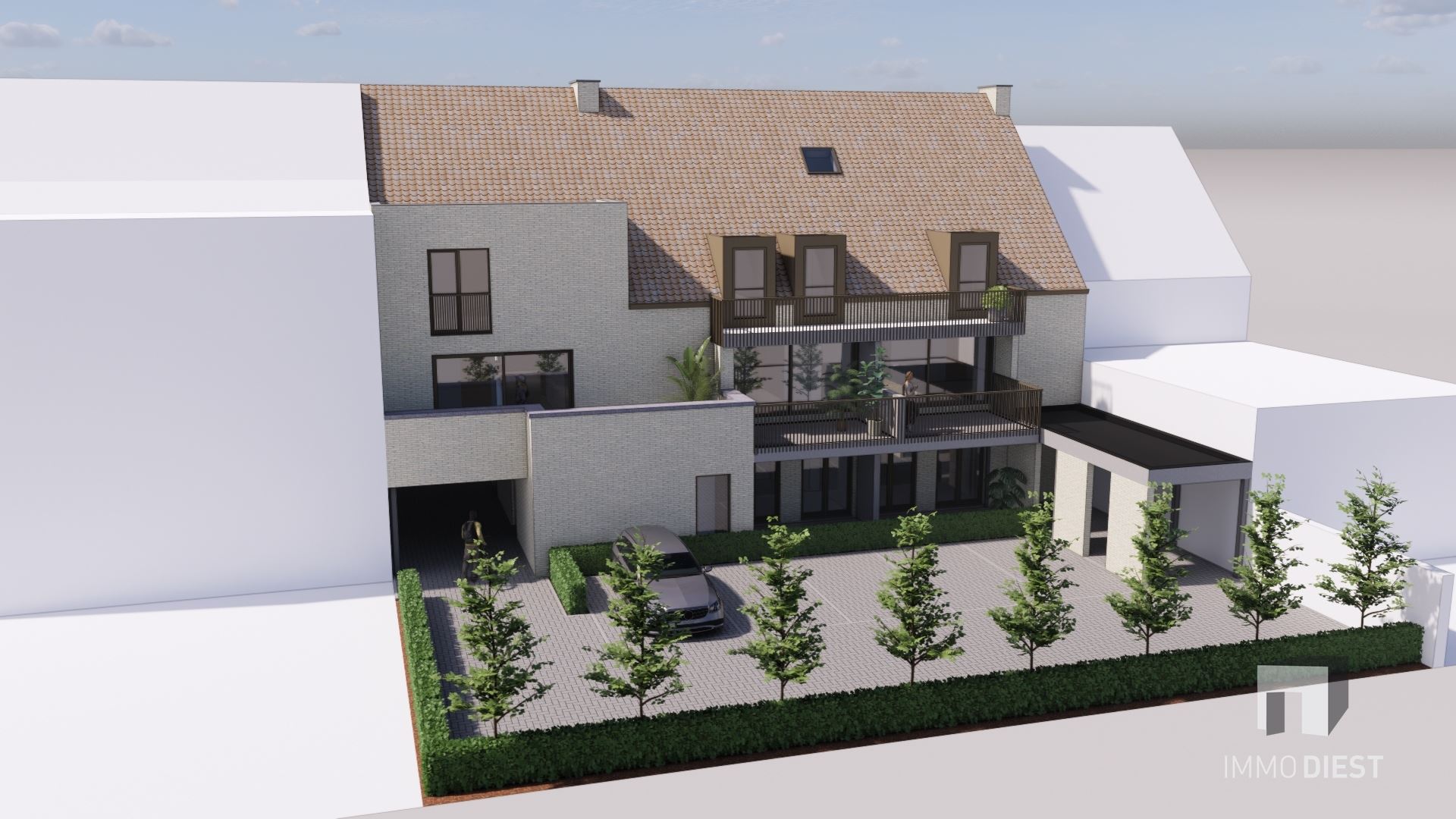 Gelijkvloers app. van 83m2 met 2 slpks en leuk terras - foto 4