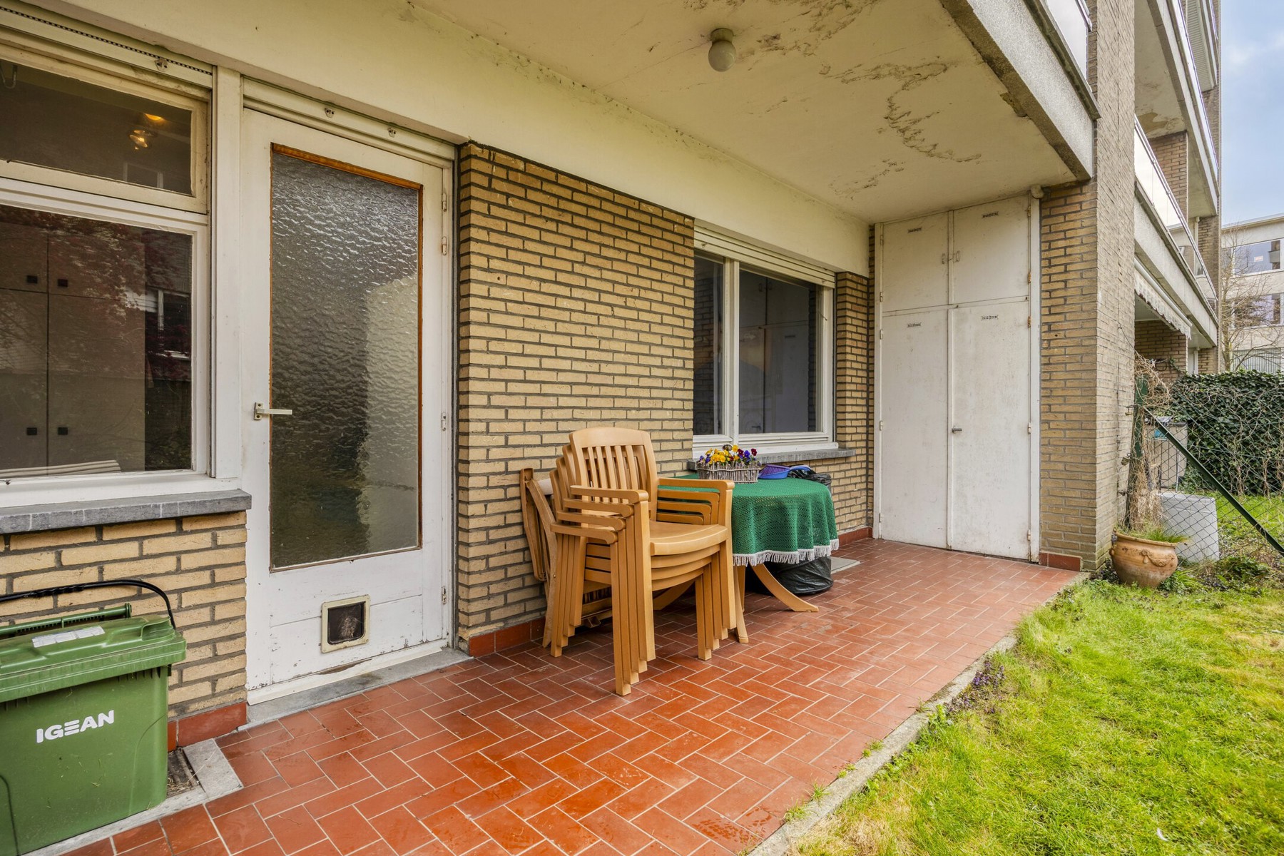 Gelijkvloers appartement met tuin, garage en kelder - foto 4