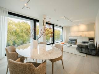 Ideally located opposite the Abbaye de la Cambre, in the new "The Metropolitan" residence, this furnished apartment offers a gross floor area of 81...