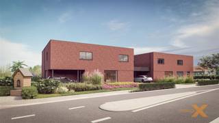PRACHTIGE STIJLVOLLE MODERNE HALFOPEN NIEUWBOUWWONING! Prijs vanaf 332.200 EURO voor casco woning (water -en winddicht), mogelijkheid om sleutel-op-de-deur aan te kopen tegen meerprijs. Deze woningen worden gebouwd in Evergem-Belzele, scholen en winkels in nabijheid. Woning bestaande uit: Inkomhal/traphal, gastentoilet, lichtrijke woonkamer/salon met schuifraam naar tuin, keukenruimte, berging/wasplaats, 3 slaapkamers (12,8 - 12,6 - 18,7m2 waarvan 1 met dressingruimte), badkamer, afzonderlijk toilet, berging/technische ruimte, E-PEIL 20 te behalen na volledige afwerking. Mogelijkheid tot plaatsen carport. SLECHTS 4 WONINGEN BESCHIKBAAR!! Voor meer info bel 0473 71 71 70 of mail info@immo-x.be