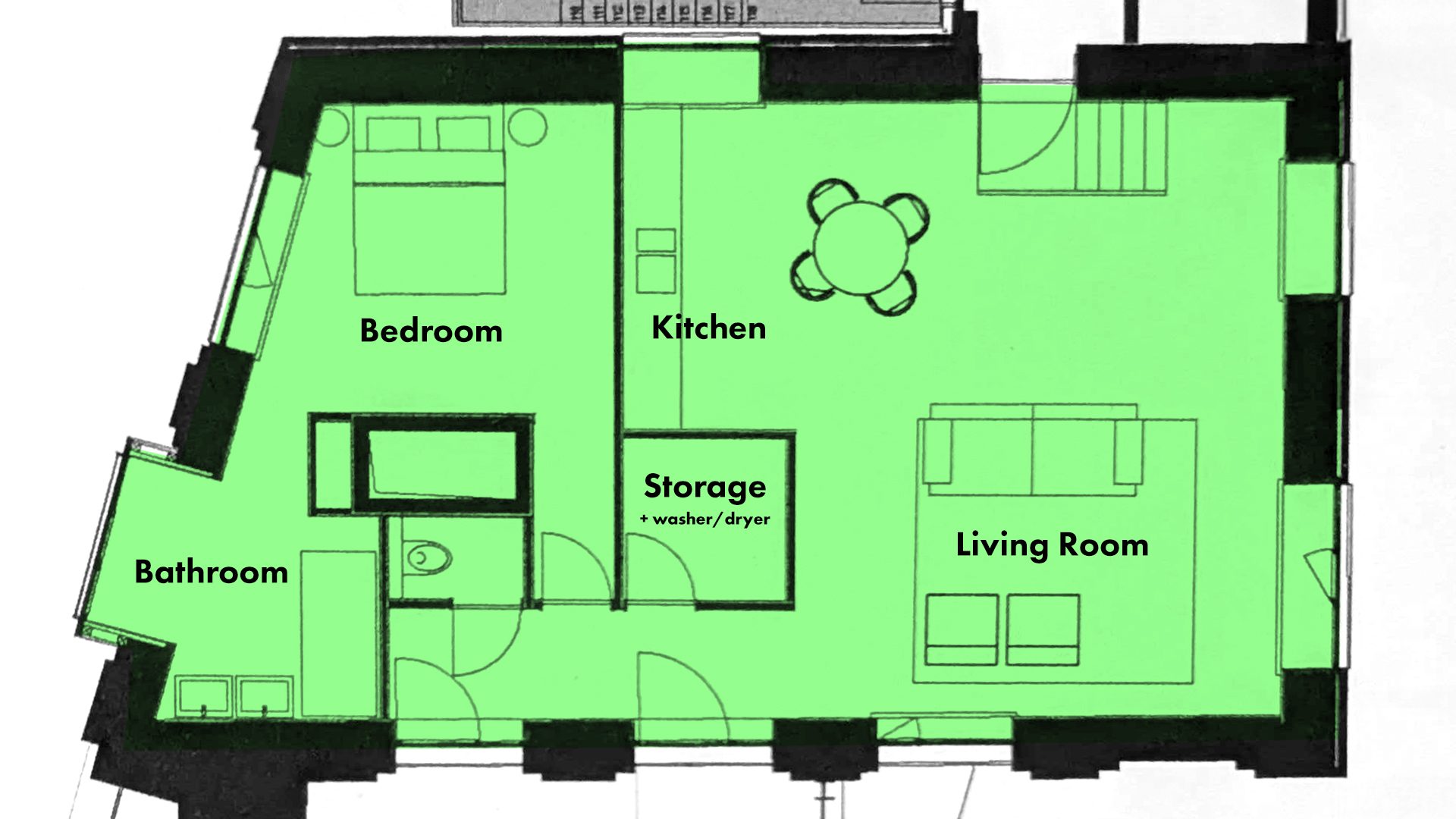 Appartement te huur in Leuven met 1 slaapkamer - foto 2