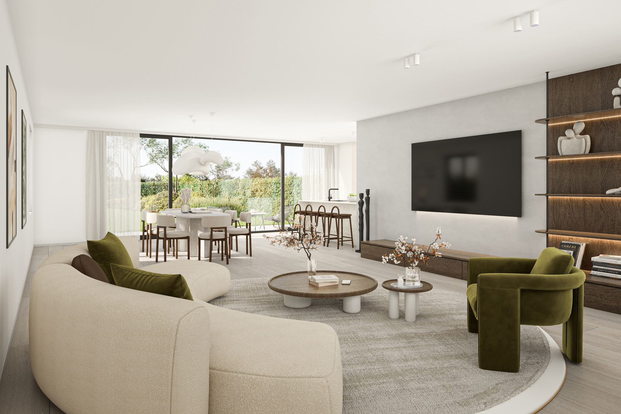 Nieuwbouwwoningen in landelijke stijl te Wetteren - foto 1