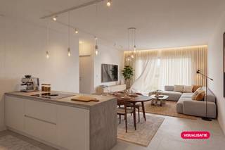 Visitez ce projet sur place lors de la Semaine nationale de l'immobilier le dimanche 28/04 entre 12h45 et 13h45 !<br /><br />Ce projet est éligible au taux réduit de TVA de 6 %. <br /><br />Residentie Albert &amp; Jerome est un nouveau projet de construction situé au centre (Liebaardstraat 180-206) à Desselgem. Il comprend 22 appartements économes en énergie et un espace commercial. Chaque unité sera chauffée à l'aide d'une pompe à chaleur (géothermie). <br />Ces appartements constituent un investissement idéal en raison de leur emplacement et de leurs surfaces ! <br />Des appartements de 1 et 2 chambres sont disponibles, chacun avec une terrasse orientée au sud. Les surfaces varient entre 58 m² et 104 m².<br /><br />Des parkings hors sol, des abris pour voitures et des abris à vélos sont à vendre. <br /><br />Vous voulez plus d'informations ? N'hésitez pas à nous contacter au 056 605 605.