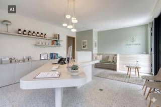 Dit nieuwbouw commercieel pand heeft een totale oppervlakte van ca. 117m². Het pand is heel energiezuinig (label A, E-peil 17). Er is ook een tuin van ca. 70m² en een terras van ca. 10m².Bij het pand zijn er ook 2 parkeerplaatsen in het gebouw beschikbaar. In de straat is er ook voldoende parkeergelegenheid voor de klanten. Indeling van het pand:- kantoor met aparte ingang (via de Godshuislaan)- kantoor/praktijkruimte - ingerichte badkamer- landschapsbureau met open keuken- berging- sanitair- inkomhal (via Brugsesteenweg)- technische ruimte- terras en tuin- beschikbaar: 2 privatieve staanplaatsen in het gebouw, voorzien om elektrisch te laden (apart aan te kopen)Verkoop onder btw-stelsel. Bent u op zoek naar bedrijfsvastgoed bestaande uit een kantoor te koop in Roeselare? Aarzel dan niet om ons te contacteren op het nummer 051 21 22 23.Bestuursmaatregelen in het maatregelenregister: neeDeze AI-visualisaties zijn bedoeld als inspiratie. Er werd geen rekening gehouden met technische specificaties, stedenbouwkundige voorschriften of de concrete mogelijkheden tot realisatie.