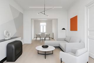 Zeldzame opportuniteit voor wie droomt van een investeringspand of een renovatieproject in het centrum van Knokke. In de Smedenstraat in het bruisende centrum van Knokke vindt u dit unieke huis met tal van mogelijkheden. Het betreft een statig pand met kenmerkende hoge plafonds, dat door de jaren heen structurele verbeteringen heeft ondergaan. De grootste troef van dit vastgoed is ongetwijfeld het uitzonderlijk groot perceel van liefst 634m² midden in het hart van Knokke. De royale tuin is volledig op de zon gericht en biedt het nodige comfort in het centrum van Knokke. De uitzonderlijke ligging in het centrum van Knokke is een absolute troef. Vanuit dit huis te koop wandelt u zo naar de levendige Lippenslaan met zijn diverse winkels en restaurants. Ook essentiële voorzieningen zoals scholen, supermarkten en het station van Knokke zijn gemakkelijk te voet bereikbaar. Indeling:glv:- inkomhal- leefruimte met eetkamer- ruime keuken met aansluitende veranda- terras en ruime tuin1ste V:- Master bedroom- slaapkamer- badkamer2de V:- slaapkamer 3, 4 en 5Tevens is er een ruime kelder en zolder aanwezig.Deze rijwoning in Knokke is een unieke investeringskans voor vaste bewoning of tweede verblijf.Wenst u graag meer informatie of een bezoek? Neem gerust contact op met onze vastgoedexpert Arne Reubens via +32 472 186 304 of arne.reubens@dewaele.com*Deze AI-visualisaties zijn bedoeld als inspiratie. Er werd geen rekening gehouden met technische specificaties, stedenbouwkundige voorschriften of de concrete mogelijkheden tot realisatie.