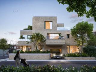 Modernistisch woonconcept rondom een lommerrijke patio met waterpartij die een waar Urban Jungle gevoel geeft door zijn groenblijvend karakter...