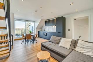 Voor meer info of een bezoek, bel 053 59 49 33 - In het centrum van Geraardsbergen vinden we deze volledig gerenoveerde duplex terug. Deze...