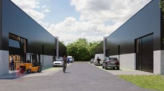 Uitstekend gelegen nieuwbouw KMO-unit van 150 m² te koop in Sint-Lievens-Houtem (Bavegem). De casco KMO-unit is opgebouwd uit een staalconstructie...