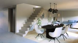 <h3><span>Exclusieve duplex in het centrum van Aalst waar ruimte, licht en luxe samenkomen!<br /><br /></span><span>In het kloppende hart van Aalst bevindt zich deze indrukwekkende duplex, een toonbeeld van hedendaags wooncomfort en verfijnde architectuur. Verspreid over twee verdiepingen biedt dit appartement een unieke leefervaring voor wie op zoek is naar ruimte, stijl en een centrale ligging.<br /><br /></span></h3><p><span>Kenmerken:</span></p><ul><li><span>Dubbele woonverdieping</span><span> met een slimme indeling die privacy en openheid combineert. Perfect voor gezinnen, koppels of wie graag gasten ontvangt.</span></li><li><span>Lichtrijke leefruimte</span><span> met hoge plafonds, grote ramen en een adembenemend stadszicht. De open trap verbindt de verdiepingen op een elegante manier.</span></li><li><span>Designkeuken</span><span> voorzien van kwalitatieve inbouwtoestellen, veel kastruimte en een stijlvol werkblad in marmer</span></li><li><span>3 slaapkamers</span><span>, waarvan één master suite met privébadkamer.</span></li><li><span>2 badkamers</span><span> met inloopdouche, ligbad, lavabo en hoogwaardige afwerking.</span></li><li><span>Privéterras of dakterras</span><span>, ideaal voor een aperitief met zicht op de stad.</span></li><li><span>Afwerking van topniveau</span><span>: parketvloeren, maatwerk, moderne verlichting, akoestische isolatie en domoticasysteem.</span></li><li><span>Fietsberging op het gelijkvloers.</span></li><li><span>Afwerking voorzien Juni 2026<br /><br /></span></li></ul><p><span>Gelegen op wandelafstand van winkels, horeca, scholen en het station, combineert deze duplex het gemak van de stad met het comfort van een luxueuze thuis. Een zeldzame kans voor wie houdt van karakter, comfort en klasse in het hart van Aalst.<br /><br />Voor meer info neem contact op met Mieke op 053 70 80 90 of via mail: info@immonuvo.be.</span></p>