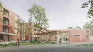 KMO-unit van ca. 160 m² met 2 privatieve parkeerplaatsen in gebouw H in project Walle Kortrijk. <br /><br />Ligging:<br />Op amper 300 m van de Doorniksesteenweg met een onmiddellijke verbinding naar de E17 op- en afrit Kortrijk-Zuid alsook de R8. Het station van Kortrijk situeert zich op amper 1,5 km.<br /><br />Specificaties:<br />- afzonderlijke toegangsdeur<br />- lichtstraat<br />- betonvloer<br />- 2 parkeerplaatsen<br />- vrije hoogte 5,5 m - 7,5 m<br />- groendak en overvloed aan natuurlijk daglicht<br /><br />Voorzieningen:<br />- ASLB<br />- brandcentrale<br />- aangesloten rookkoepel<br />- voorziening voor regenwaterrecuperatie<br />- mogelijkheid tot plaatsen van laadpalen<br /><br />De unit biedt de mogelijkheid om over een inpandige mezzannine te beschikken, ideaal als kleine kantoorruimte. De hoge afwerkingsgraad, extra ramen en opvallende architectuur met terracotta betonpanelen zorgen voor veel uitstraling.<br /><br />De verkoopprijs is inclusief parkeerplaatsen, nutsvoorzieningen en aantakking op het warmtenet.<br /><br />Dit unieke project is gelegen op de voormalige site van B.I.C. Carpets, die herontwikkeld wordt met respect voor de karaktervolle fabriekspanden. <br /><br />De eerste projectfase werd in 2025 afgerond en omvat een 30-tal KMO-units en kantoren die vandaag bruisen van bedrijvigheid.<br />Met fase 2 groeit het project verder: naast nieuwe KMO-units, magazijnen en kantoren komt er nu ook een woongedeelte met moderne appartementen.<br /><br />Deze site, voorzien van voldoende parkeer -en manoeuvreerruimte, wordt uitgerust met een centraal warmtenet waardoor alle casco-units kunnen genieten van een duurzaam energiegebruik. De KMO-units zijn bovendien voorzien van privatieve parkeerplaatsen en bieden de mogelijkheid tot het plaatsen van elektrische laadpalen en zonnepanelen.<br /><br />Bent u op zoek naar bedrijfsvastgoed te koop in Kortrijk? Aarzel dan zeker niet om ons te contacteren op het nummer 056 21 11 11.