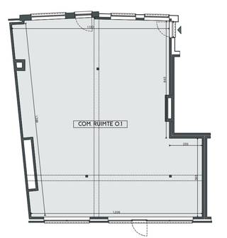 Commerciële ruimte te koop in het centrum van Grimbergen. Nieuwbouw met uitstekende EPB.Uitstekende ligging vlakbij de E19 en de N211, een drukke...