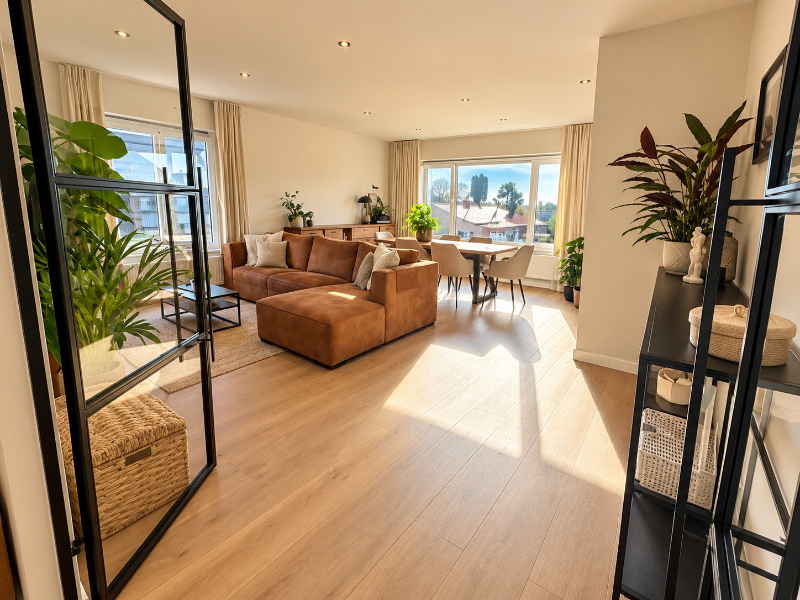 Modern knap gerenoveerd appartement met veel lichtinval gelegen aan de rand van de stad. - foto 2