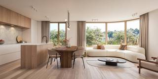 Dit appartement maakt deel uit van Gebouw A in het nieuwbouwproject La Verderie in het prachtige Koksijde. <br /><br />Alle appartementen zijn bijna energie neutraal (max. E-peil 30) en voorzien van onder andere een individueel woningstation gekoppeld aan een centrale warmtepomp, vloerverwarming, ventilatietype D en super isolerende dubbele beglazing. <br />Afwerkingen zoals fineerparket in de slaapkamers, zonnepanelen, regenwaterputten voor privatieve toiletten en aantrekkelijke budgetten voor keuken en badkamer dragen bij aan het luxueus karakter van dit magnifiek project. <br /><br />Het appartement bevindt zich op de eerste verdieping en werd op plan ingedeeld als volgt:<br />Inkom met apart toilet en berging, open keuken met berging, lichtrijke leefruimte met aanpalend terras, slaapkamer en badkamer met inloopdouche.<br /><br />In het ondergronds complex zijn afgesloten garageboxen met geautomatiseerde sectionaalpoort die vrij kunnen aangekocht worden. <br /><br />Oppervlakte appartement: 81,69 m²<br />Oppervlakte terras: 6,69 m²<br /><br />Wenst u meer informatie of een afspraak op ons kantoor? Contacteer ons vrijblijvend via 058 62 27 51 of jhonny@vlaemynck.be.