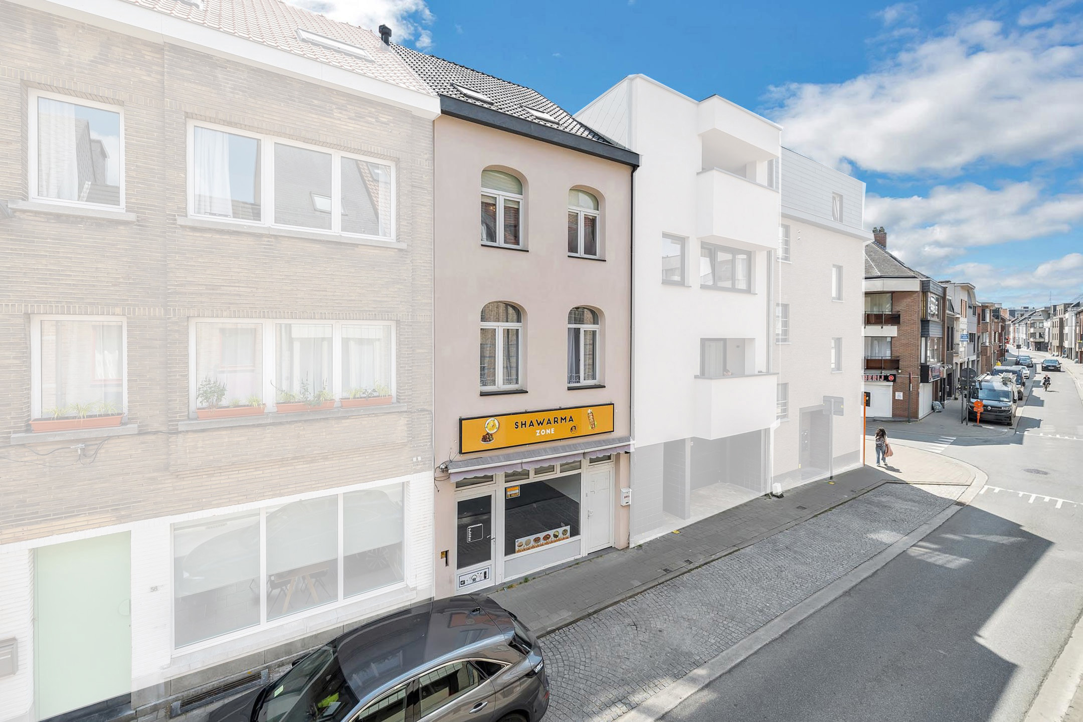 Topinvestering! handelsruimte met ruim triplex appartement - foto 1