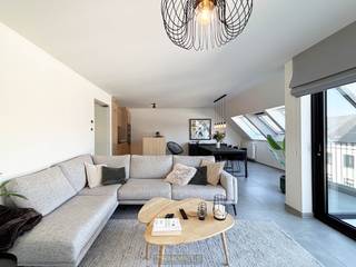 Te huur, exclusief 2 slaapkamer appartement met terras en garage in centrum van Oudenaarde!LUXUEUS en ENERGIEZUINIG nieuwbouwappartement in het...