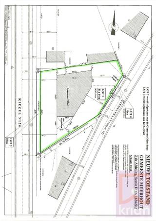 Gunstig gelegen bouwgrond voor open bebouwing, gelegen Kiezel, groot 11a14ca, met straatbreedte van +-40m. Troef: perceel is eveneens bereikbaar...