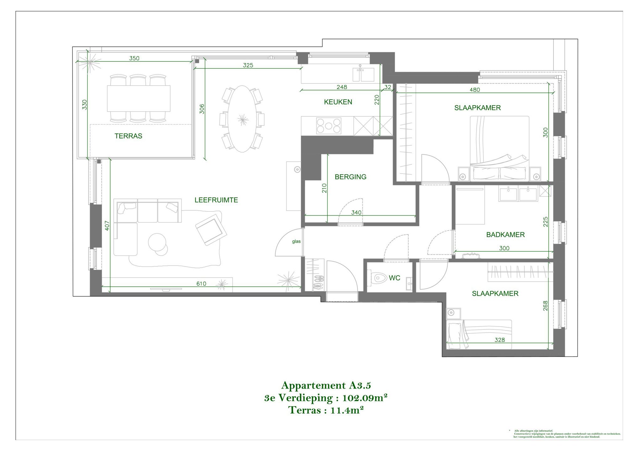 Appartement à vendre à Malines avec 2 chambres - photo 1