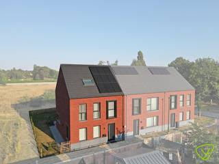 De woning werd zeer degelijk afgewerkt met kwaliteitsmaterialen.<br /><br />Ook de extra aandacht die is gegeven aan de isolatie, dit zowel akoestisch als thermisch is een grote meerwaarde.<br /><br /><strong>Samenstelling:</strong><br /><br /><u>Gelijkvloerse verdieping</u>; <br />Inkomhal, gastentoilet, lumineuze woonkamer met leefruimte en zithoek, open en geïnstalleerde keuken met ontbijthoek, berging/wasplaats.<br /><br /><u>Eerste verdieping</u>; <br />3 ruime slaapkamers en een badkamer voorzien van een ligbad, douche en een dubbele wastafel en een toilet. <br /><br /><u>Tweede verdieping</u>; <br />Zolderverdieping die kan dienen als een 4e slaapkamer en een berging. <br /><br />De woning beschikt over een zeer aangename en aangelegde tuin voorzien van een grote zonneluifel over het terras.<br /><br />Grenzend aan de 3 woningen is er een private carport voorzien waar ruimte is om 1 auto te plaatsen en ook uitgerust is voor elektrisch laden, met bijhorende fietsenberging.<br /><br />Wenst u graag deze woning te bezichtigen? Aarzel dan niet en vraag uw bezoek aan via onze website.