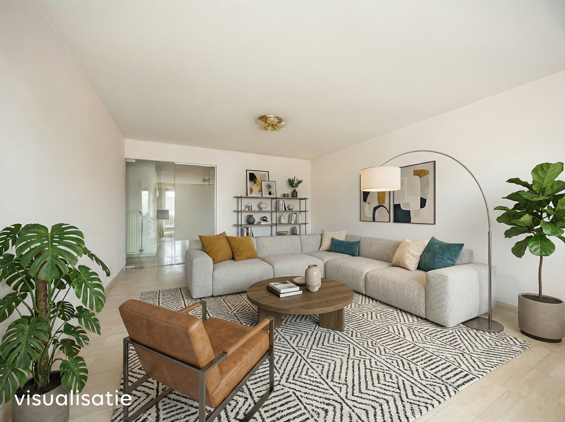 App. met 2 slpks in centrum. Epc 135 kWh/m² (B), EK conform! - foto 3