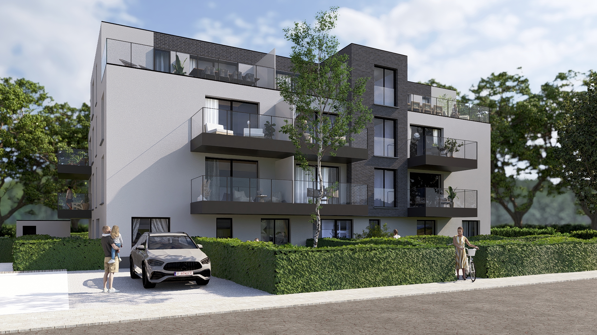 App. met 1 slaapkamer, autostandplaats + berging - foto 4