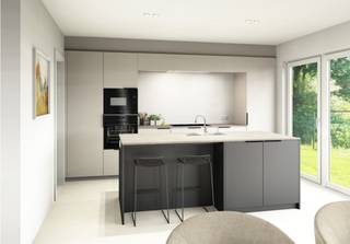 In het rustige en residentiële Deerlijk vinden we deze gesimuleerde woning terug op de bouwgrond gelegen te Kleine Klijtstraat 14. Deze...