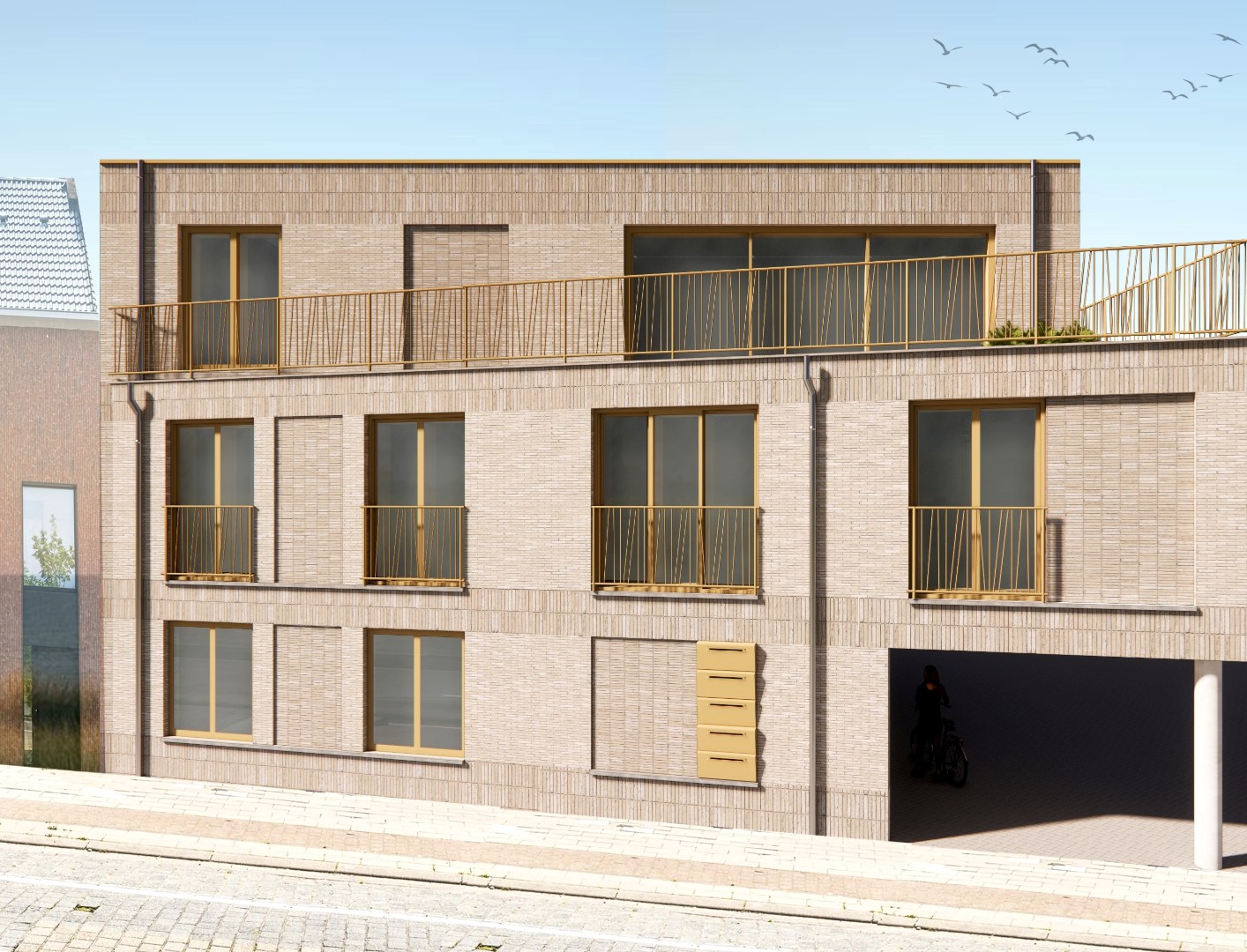 Kleinschalig nieuwbouwproject met 5 appartementen in Kapellen - foto 1