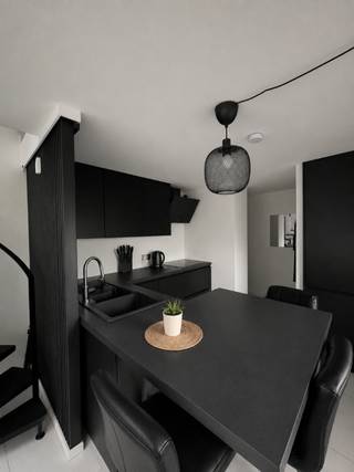Zeer leuk, lichtrijke, moderne duplex studio in het bruisende hart van Antwerpen. Deze recent gerenoveerde studio (2019) biedt op de 1e verdieping een moderne keuken, apart toilet en leefruimte met hoge ramen. Via de trap worden het slaapgedeelte en de badkamer bereikt. Veel natuurlijk licht dankzij het indrukwekkende 4 meter hoge raam aan de voorzijde en twee ramen aan de zijkant. Modern afgewerkt en instapklaar. <br /><br />Zeer gunstig gelegen dicht bij het stadscentrum, op wandelafstand van stadspark, horeca en winkels. Vlot bereikbaar via openbaar vervoer (zowel metro/bus als station Antwerpen Centraal en Antwerpen Berchem vlakbij). <br /><br />Momenteel wordt dit appartement verhuurd voor ca 900 euro (sinds 10/2024) waardoor dit ook een mooi opbrengsteigendom kan zijn.<br /><br />Een ideale uitvalsbasis voor studenten, starters of investeerders.