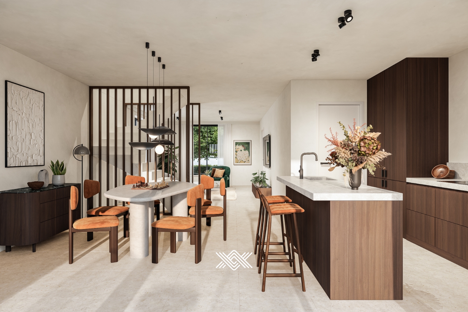 Gelijkvloers tweeslaapkamerappartement met tuin en terras - foto 4