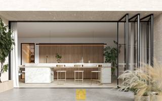 <strong>Kom naar het infomoment van Residentie De Gilde op 3 juni 2025. De deuren openen om 18u30, de voorstelling start om 19u00 - met een hapje, een drankje én antwoord op al uw vastgoedvragen!</strong><br /><br /><br />Het project De Gilde' is een bijzonder geslaagde combinatie van knap gerenoveerd erfgoed en weldoordachte nieuwbouw, dit alles op een unieke historische site, met wortels tot in de 13de eeuw. De ligging is bijzonder, centraler kan je wellicht niet wonen, vlakbij alles wat leeft en beweegt, Markt, Simon Stevinplein, Dijver en alle winkelstraten om de hoek. Toch ver genoeg van de drukte, in alle rust, een gevoel dat nog versterkt wordt door de standingvolle tuin van de site, die in Franse stijl zal aangelegd worden, palend aan de 17e eeuwse Karthuizerinnenkapel.<br /><span><span><span>Dit subliem en </span><strong><span>high class </span></strong><span>afgewerkte</span><strong><span> </span></strong><strong><span>penthouse</span></strong><strong><span> A3.1</span></strong> <span>op de derde verdieping</span> <span>is enig in zijn soort. Een volledige privé-verdieping met eigen trap- en lifttoegang zorgt voor een unieke 360° view met privacy centraal in Brugge. De zeer ruime terrassen - 60 m2 - zorgen voor adembenemende uitzichten over Brugge en haar drie bekende kerken.</span></span></span><span><span><span> Dit royaal dakappartement - 204 m2 -met o.a. 3 slaapkamers, 2 badkamers en koelcel met apart wijngedeelte biedt een zeer hoge kwaliteit en luxueuze beleving. De accordeon-schuiframen naar het zuid-gericht terras creëeren en stijlvolle connectie tussen terras en hyper-geïnstalleerde keuken. Het terras aan de leefruimte geeft zicht op het Belfort en de Kartuizerinnenkapel. </span></span></span><br /> 