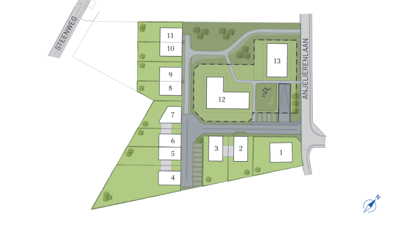 Denderleeuw, Anjelierenlaan - Steenweg - Fase 2 (Anjelierenlaan) - woningen: Lot 11 - foto 3