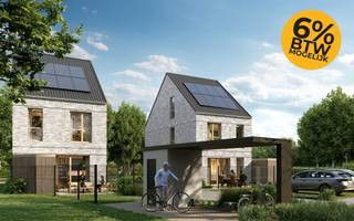 <strong>7 knappe &amp; energiezuinige nieuwbouwwoningen op een ideale ligging in het centrum van Olen<br /><br /><span>Aankoop onder 6% BTW (onder voorwaarden) mogelijk en betaling bij oplevering!</span><br /><br /><span>Lanceringsactie!!! De eerste kopers krijgen een tweede autostaanplaats t.w.v. 10.000 euro gratis! Dus wees er snel bij!</span></strong><br /><br /><strong>Uiterst gunstig gelegen</strong> in het hart van Olen met winkels, scholen en openbaar vervoer op wandelafstand, met een vlotte bereikbaarheid naar omliggende gemeenten en de autostrade E 313 vlakbij. 5 van deze woningen liggen in een achtergelegen binnengebied en genieten zowel van de rust als van de centrale ligging. <br /><br />Het gaat om<strong> 7 moderne en duurzame woningen.</strong> Zij variëren van 133 m² tot 166 m² br oppervlakte en beschikken allemaal over 3 slaapkamers en een tuintje. Woning A en B kunnen heel eenvoudig een 4e slaapkamer inrichten door de vaste trap naar zolder. Zij worden zeer energiezuinig opgebouw met een <strong>Epeil < 10 </strong>waardoor u als koper vandaag reeds voldoet aan de norm van morgen en geniet van een zeer laag energieverbruik alsook een vrijstelling van de onroerende voorheffing gedurende 5 jaar.. Dit E peil wordt behaald door gebruik te maken van de nieuwste technieken zoals <strong>lucht-water warmtepomp, eigen zonnepanelen, vloerverwarming, alu profielen, ventilatie D systeem enz.</strong><br /><br />Zij worden <strong>hoogwaardig &amp; zeer degelijk afgewerkt</strong> conform<strong> de ruim voorziene budgetten. </strong>Op dit moment heeft u nog <strong>volledige inspraak</strong> wat betreft keuken, sanitair en vloeren zodat u uw eigen "thuis" kan creëren zonder zorgen. <br /><br />De woningen bestaan uit een inkomhal met vestiaire en gastentoilet, een ruime en lichtrijke leefruimte met een volledig ingerichte open keuken op mooie keramische tegelvloer en aansluitende wasplaats/berging. <br /><br />Op de verdieping treft men <strong>3 mooie slaapkamers</strong> op laminaatparket en een badkamer die geniet van natuurlijk licht. De tuintjes worden afgemaakt en beschikken over een terras, tuinberging en handige achteringang. <br /><br />Men heeft de verplichting om in het groene binnengebied een autostaanplaats aan te kopen. Voor het gemak van de bewoners zal er eveneens een gezamenlijke fietsenstalling voorzien worden. <br /><br />Dit project komt in aanmerking om aan te kopen onder <strong>6 % BTW </strong>(mits voorwaarden)<strong> en betaling bij oplevering </strong>wat zowel voor starters, gezinnen en investeerders zeer interessant is. Prijzen vanaf 393.000 euro (excl aankoopkosten)<br /><br /><strong>Voor meer informatie</strong> over dit project: Prijslijsten incl aankoopkosten, plannen en lastenboek, of een afspraak contacteer ons via 014/70 73 23 of via info@dilegno.immo. <strong>Wij komen graag tot bij u!</strong>