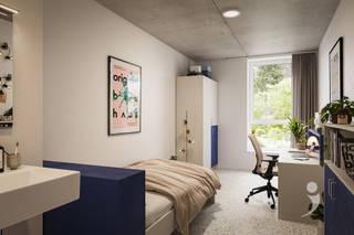 <p><span>Ontdek dit nieuwe investeringsproject op een unieke locatie. In de gouden driehoek tussen UZ Gasthuisberg, Campus Arenberg en centrum Leuven wordt een future-proof project gebouwd met 88 hedendaagse studentenkamers. </span></p><p><span>Deze studentenkamer bevindt zich op de 2e verdieping en heeft een oppervlakte van +/- 16m². Ze wordt volledig ingericht opgeleverd en is voorzien van een eigen wastafel met spiegel. De studentenkamers zijn zeer hoogwaardig afgewerkt, genieten van een mooi uitzicht en zijn voorzien van een warmtepomp (warmen en koelen). De studenten kunnen gebruik maken van de gemeenschappelijke keuken en sanitair,  alsook een toffe ontspanningsruimte. Er is een toegewezen fietsenstalling, locker en beveiligde toegang tot het gebouw en de kamer. De zuid-georiënteerde tuin, de nabijheid van bushaltes en supermarkten zijn een extra troef! De werken starten in het voorjaar van 2025 en we verwachten de oplevering in de tweede jaarhelft van 2027 (onder voorbehoud). Immo Liv'it kan u bijstaan in de verhuur en beheer van het kot via onze rentmeesterschapformule. Als investeerder kan u een netto-rendement van minimaal 3% verwachten! Er zijn autostaanplaatsen voorzien tegen een meerprijs. </span><span>Contacteer ons op <span>info@immolivit.be</span></span><span> of 0470/55.64.24 voor meer informatie of een afspraak.</span></p><p><span> </span></p>