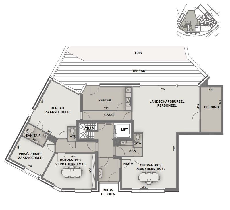 CASCO KANTOORRUIMTE IN RESIDENTIE AUGUST OP TOPLIGGING - foto 2