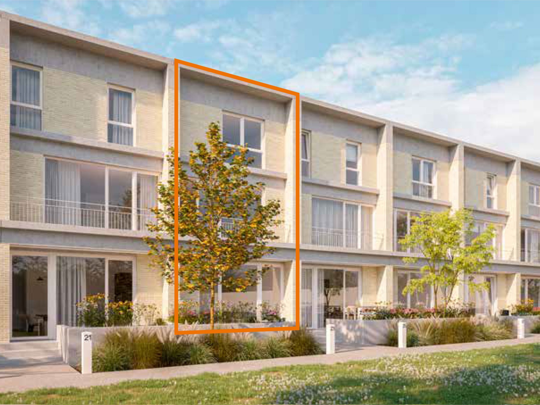W5 Energiezuinige woning met 3 slaapkamers en groot terras - foto 1