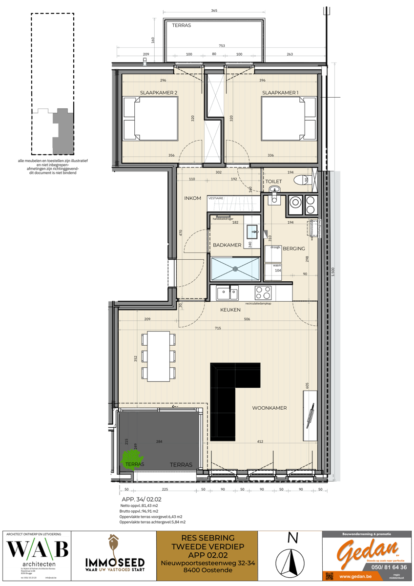 Appartement te koop in Oostende met 2 slaapkamers - foto 3