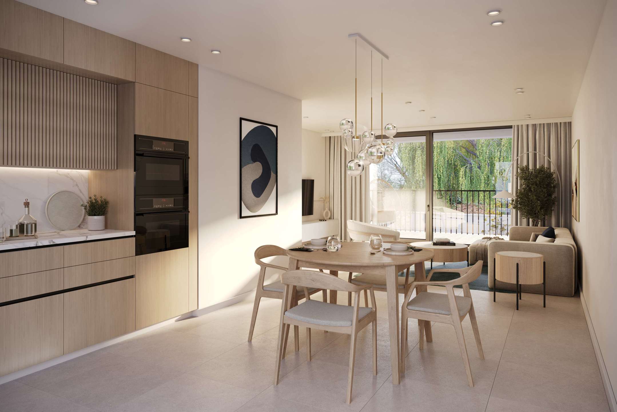Nieuwbouw appartement met 3slpk en terras te Wondelgem - foto 1