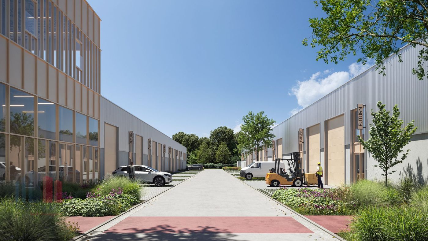 Nieuwbouw bedrijfspand met opslag in Drogenbos - foto 2