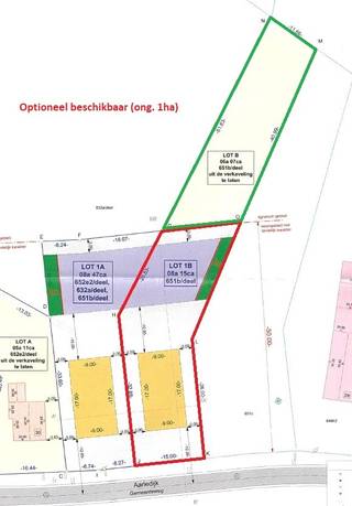Een perceel (LOT 1B) van 815m² voor het bouwen van een vrijstaande woning met zicht op de velden. Dat klinkt niet verkeerd, toch?Of het nog ietsje...