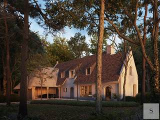 Karaktervolle architectuur, hedendaags wooncomfort en een uitzonderlijke groene omgeving.<br /><br />Aan de rustige Nachtegalenlei in Schoten stellen wij deze exclusieve nieuwbouwvilla voor op een prachtig perceel van 3.099 m², waar rust, privacy en verfijning samenkomen.<br /><br />De villa charmeert met haar tijdloze landelijke architectuur, warme gevelmaterialen, karaktervolle dakpartijen en een sfeervol bijgebouw met rieten dak. Een harmonieus geheel dat zich perfect integreert in de groene omgeving.<br /><br />Ook binnen staat de woonbeleving centraal. Royale, lichtrijke leefruimtes, grote raampartijen en een doordachte indeling zorgen voor een natuurlijke verbinding tussen binnen en buiten. Deze villa biedt alle ruimte voor comfortabel en stijlvol wonen.<br /><br />Naast esthetiek staat ook duurzaamheid centraal, met hedendaagse technieken en een beoogd E-peil van E30 of lager.<br /><br />Projectgegevens<br />• Perceeloppervlakte: 3.099 m²<br />• Grondprijs: € 675.000 (excl. registratierechten)<br />• Constructieprijs: € 1.479.000 (excl. BTW en bijkomende kosten)<br /><br />De villa wordt gerealiseerd door Sels Villabouw, met oog voor architectuur, kwaliteit en een hoogwaardige afwerking. Het ontwerp kan in overleg verder verfijnd worden volgens uw persoonlijke woonwensen.<br /><br />Een unieke kans om uw toekomstige thuis te realiseren op een van de mooiste groene locaties van Schoten.<br /><br />Benieuwd naar dit bijzondere project? Wij begeleiden u graag tijdens een bezoek aan het perceel en ontvangen u met plezier op kantoor voor een persoonlijke toelichting bij het ontwerp, de plannen en het lastenboek.Neem vandaag nog contact op en ontdek de mogelijkheden! Bel naar 0472 23 14 51 of stuur een mail naar catherine.descheemaecker@sels.be.<br /><br />Ontdek de mogelijkheden en laat u inspireren door Sels Villabouw.