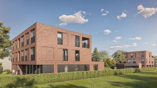 Meer info of uw afspraak plannen kan via 016 849 684 of via info@homixx.be<br /><br />Project De Molen is gelegen in een rustige, groene woonomgeving nabij het centrum van Rillaar. Op wandelafstand geniet u van de prachtige natuur van het Hageland, met talrijke fiets- en wandelroutes in de directe omgeving. Dankzij de onmiddellijke nabijheid van de Diestsesteenweg is openbaar vervoer snel bereikbaar. <br /><br />Project De Molen is kleinschalig woonproject met hedendaags wooncomfort en omvat twee kleinschalige woongebouwen met een hedendaagse architectuur en een tijdloos design. Langs de zijde van de Molenstraat worden 5 lichtrijke woonappartementen gerealiseerd. Binnen project De Molen zijn verschillende appartementen bijzonder geschikt als investering. Wist u dat u ook als investeerder in aanmerking komt om aan te kopen aan het verlaagde tarief van 6% btw? <br /><br />Voornaamste troeven: <br />- BEN-appartementen<br />- Standaard hoge afwerkingsgraad met oa warmtepomp, vloerverwarming, zonnepanelen<br />- Ruime terrassen, vaak zuidgericht<br />- Lichtrijke leefruimtes met kwalitatieve afwerking<br /><br />Dit gelijkvloers appartement heeft een grootte van meer dan 130 vierkante meter en beschikt over maar liefst drie slaapkamers. Het appartement geeft uit op de aangelegde binnentuin en beschikt over een terras van maar liefst twintig vierkante meter. Een persoonlijke tuinberging aan het appartement biedt handige extra stockagemogelijkheid voor bijvoorbeeld fietsen. Verdere indeling: inkomhal, apart toilet, drie slaapkamers, badkamer met inloopdouche, ruime leefruimte, open keuken met kookeiland.<br /><br />Mogelijkheid tot aankoop aan 6% btw. Meer info of uw afspraak plannen kan via 016 849 684 of via info@homixx.be