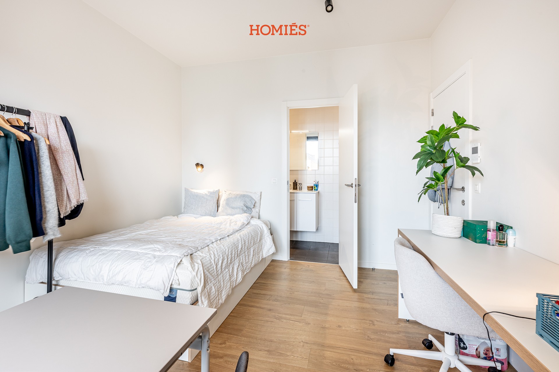 Studentenkamer met terras en eigen sanitair - foto 2