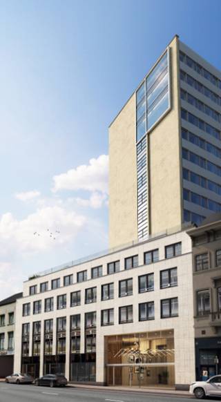 Gerenoveerd kantoorgebouw gelegen op loopafstand van het Centraal Station en Grote Zavel. De gerenoveerde façade geeft een extra cachet aan...