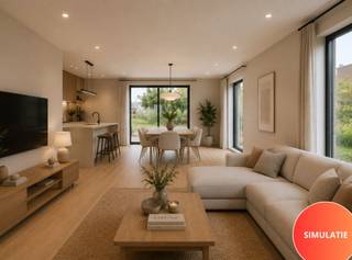 <h3><span>Jouw nieuwe thuis in Hof ter Heiken</span></h3><p><span>Deze woning maakt deel uit van </span><span>Hof ter Heiken</span><span>, een kleinschalig en duurzaam woonproject waar energiezuinig wonen, hedendaags comfort en een groene leefomgeving centraal staan. Dankzij de doordachte architectuur en kwalitatieve afwerking geniet je hier van een woning die volledig is afgestemd op het moderne gezinsleven.</span></p><p><span>Troeven van deze woning:</span></p><ul><li><span> Type: gesloten bebouwing</span></li><li><span> Doordachte indeling met ruime en lichtrijke leefruimtes</span></li><li><span> 3 volwaardige slaapkamers </span></li><li><span> ruime zolder (56,2m²), creatie extra kamers mogelijk</span></li><li><span> Private tuin met terras en fietsenberging</span></li><li><span> 2 private parkeerplaatsen</span></li><li><span> Energiezuinig dankzij geothermie en 4 zonnepanelen</span></li><li><span> Gebouwd volgens de nieuwste energienormen voor een lage energiefactuur</span></li><li><span> Vandaag nog de mogelijkheid om de afwerkingsmaterialen naar eigen smaak te kiezen</span></li><li><span> De woning bevindt zich in een vergevorderd bouwstadium, waardoor een snelle oplevering mogelijk is</span></li><li><span> Beslis vandaag en geniet binnenkort van een instapklare nieuwbouwwoning, zonder jarenlang te moeten wachten</span></li></ul><p><span> </span></p><p><span>Ontdek hieronder de specifieke indeling, oppervlaktes en kenmerken van deze woning en laat je verrassen door de unieke combinatie van duurzaam wonen, hedendaags comfort en een uitzonderlijke ligging in het groen.</span></p><p><span> </span></p>