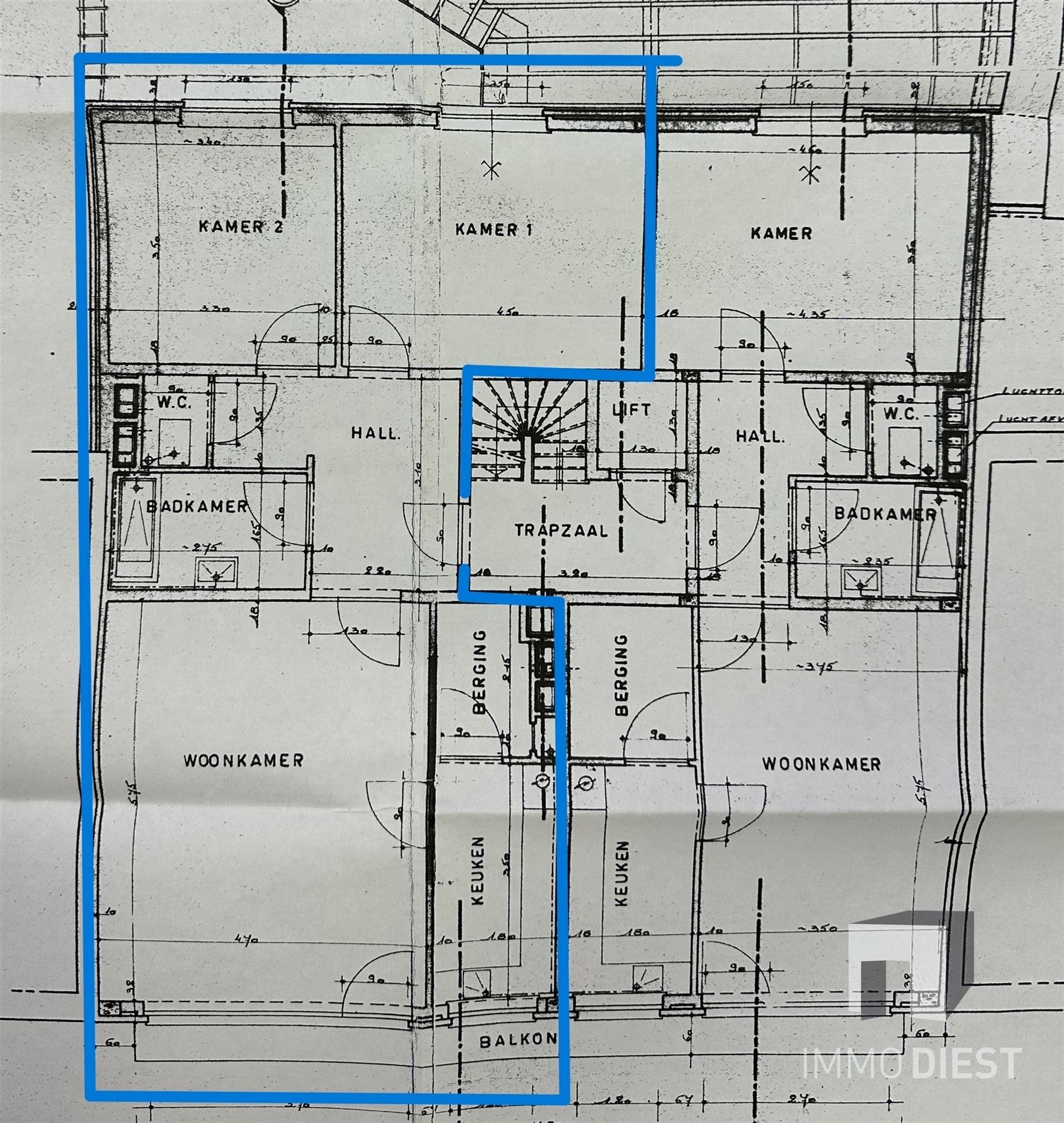Appartement met 2 slaapkamers in centrum van Diest - foto 2