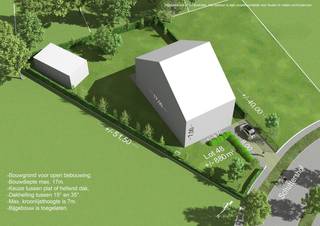 Op een uitstekende locatie te Berlaar bevindt zich deze bouwgrond van 911 m² voor een open bebouwing. U geniet hier van een uitstekende ligging en in de nabijheid van winkels, scholen en het openbaar vervoer. <br /><br />Deze bouwgrond biedt tal van stedenbouwkundige mogelijkheden. De render geeft een indicatieve weergave van een mogelijke woning volgens de geldende bouwvoorschriften conform de verkaveling.<br /><br />Bouwvoorschriften:<br />- Bouwgrond voor open bebouwing<br />- Enkel eengezinwoning (met inbegrip van zorgwoning toegelaten)<br />- Functies complementair aan het wonen, zoals kantoorfunctie, vrij beroep, dienstverlening, zijn toegelaten<br />- Max. kroonlijsthoogte bij is 7m<br />- Bouwdiepte max. 17m<br />- Hellend dak of plat dak<br />- Een kelderverdieping is toegelaten<br />- Bijgebouw is toegelaten<br />- Garage is toegelaten<br /><br />Dit is een uitstekende opportuniteit als u op zoek bent naar een bouwgrond voor een open bebouwing te Berlaar. Contacteer ons voor meer informatie op 0472 82 80 66 of neem een kijkje op www.boonstravastgoed.be.<br /><br />Bijzonderheden:<br />- Perceel = 911 m²<br />- Uitstekende ligging<br />- Open bebouwing
