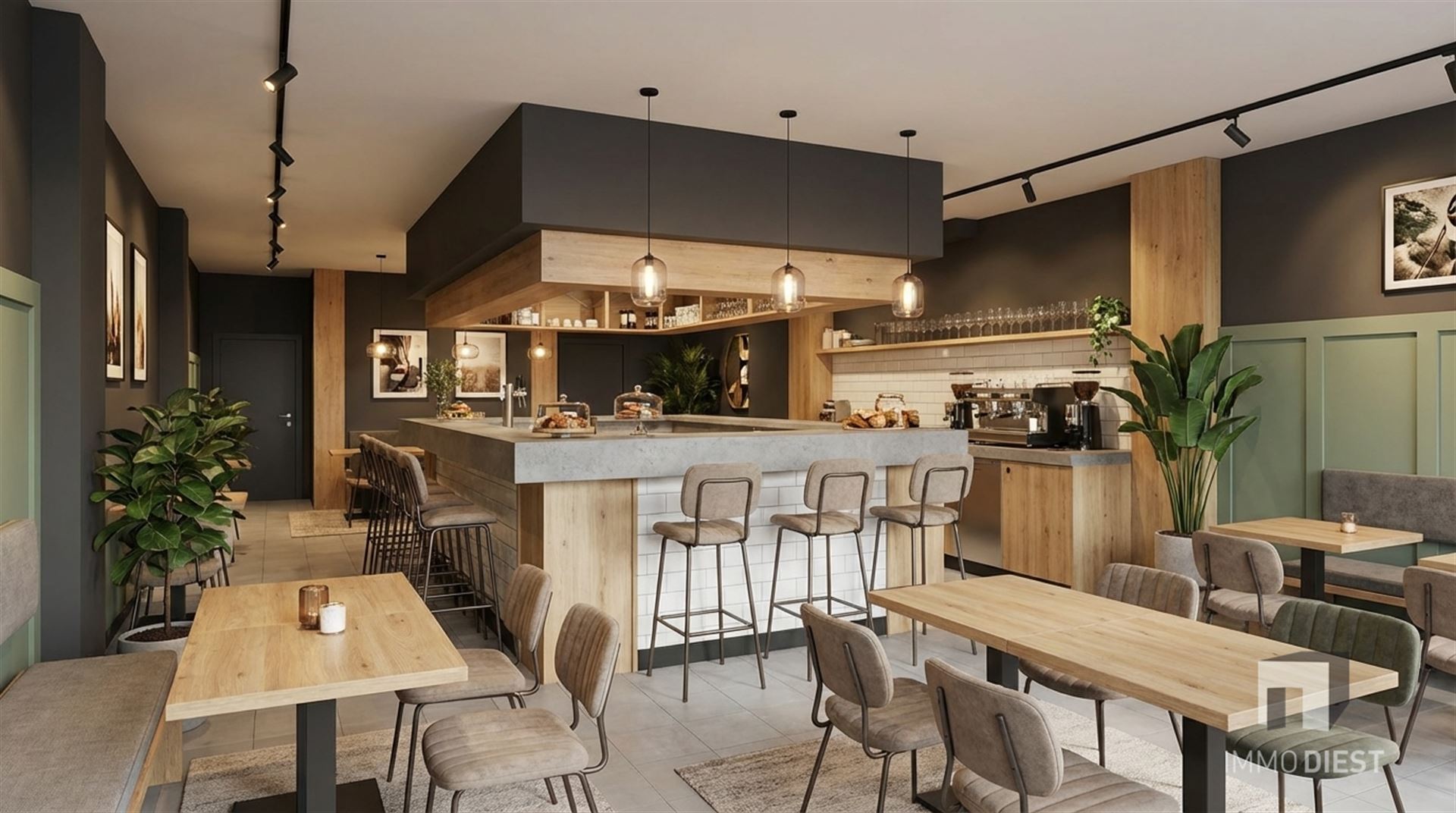 Handelspand 180m2 gelijkvloers op 3,47are met achterliggende tuin - foto 4