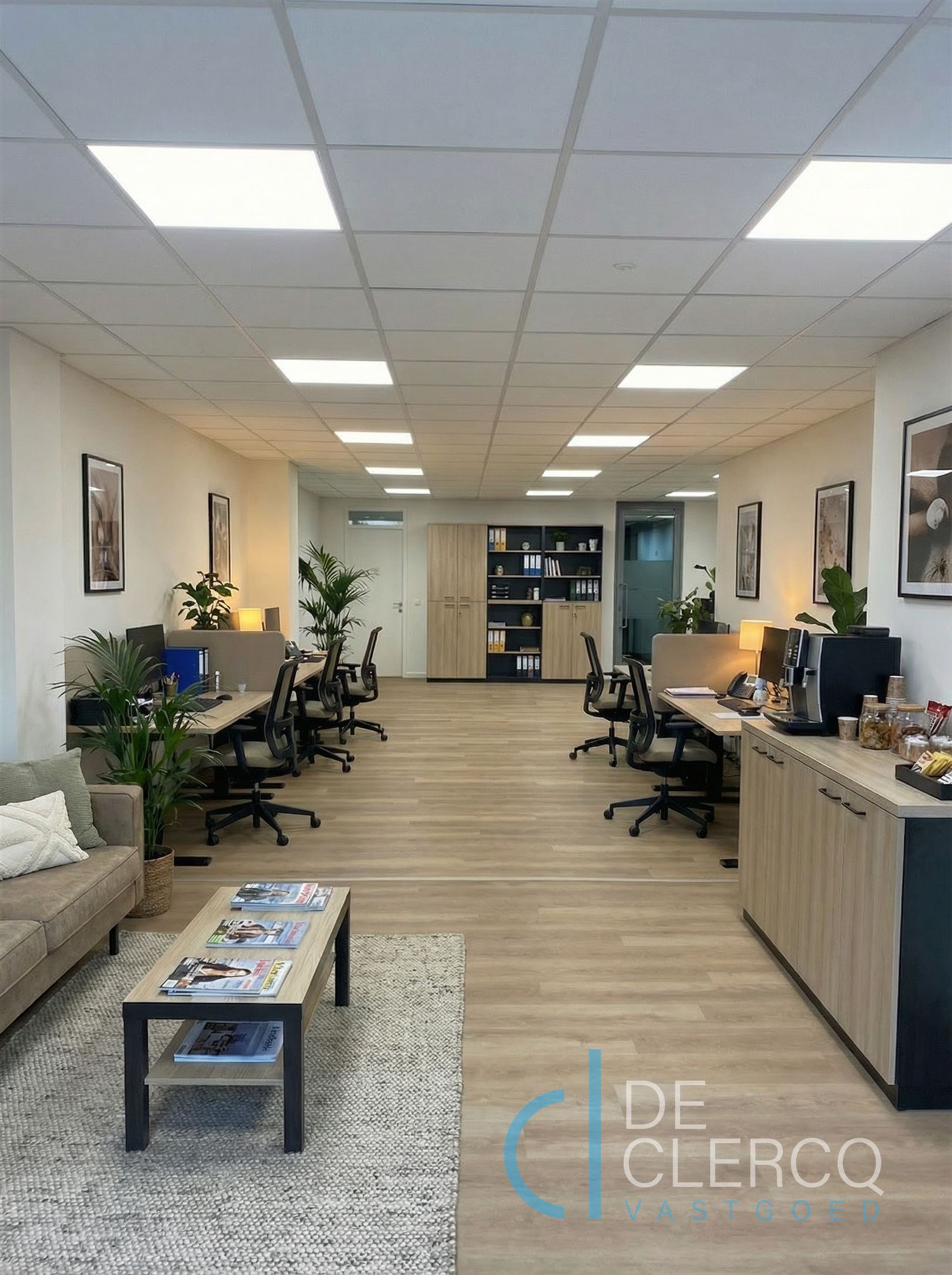 Nieuw, ruim kantoor met parking te huur centrum Lochristi! - foto 5