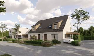 Bent u op zoek naar uw droomwoning in een rustige en groene omgeving? Ontdek dan deze nieuwe verkaveling in de Karperstraat, nabij de Groenhagestraat en de Westlanderstraat te Leffinge.<br /><br />Deze unieke locatie bevindt zich vlak bij het kanaal Plassendale-Nieuwpoort en op een boogscheut van het centrum van Leffinge. <br />Residentie Vastgoed bouwt hier weldra 16 nieuwbouwwoningen in landelijke en moderne stijl.<br />De verkaveling omvat 10 loten voor halfopen bebouwing en 6 loten voor open bebouwing. De perceeloppervlaktes variëren van 255 m² tot 416 m².<br /><br />De woning met lotnummer 10 gelegen op een perceel van 323 m², waarvan zo’n 84 m² bebouwd heeft een bewoonbare oppervlakte van 149,10 m².<br />Deze halfopen bebouwing bestaat op de gelijkvloerse verdieping uit een inkomhal met apart gastentoilet, een ruime leefruimte met open ingerichte keuken en aansluitend een was -en bergruimte. Op de eerste verdieping bevinden er zich nog 3 volwaardige slaapkamers, waarvan 1 met dressing, een ruime ingerichte badkamer die plaats biedt aan een bad en/of douche en een nachthal met apart toilet. Bovendien beschikt deze woning over een oost gerichte tuin, carport en ruime zolder. (Gvg, Wg, Gmo, Gvkr, Vv) ~ E-peil: 30 ~ Ref. OU28983<br /><br />De woning wordt volledig afgewerkt volgens uw eigen smaak en woonwensen. Ons professionele team begeleidt u tijdens het volledige bouwproces, zodat u zorgeloos kunt uitkijken naar uw nieuwe thuis.<br /><br />Wenst u meer informatie? Wij maken graag tijd voor een persoonlijk gesprek.<br />Tot binnenkort!<br />Residentie Vastgoed<br /><br />Neem voorsprong met een vrijblijvende schatting via: www.residentievastgoed.be/gratisonlineschatten <br />Residentie Vastgoed treedt bij deze verkoop op als eigenaar-verkoper en niet als vastgoedbemiddelaar.
