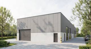<p><span>Acht zeer goed gelegen nieuwbouw magazijnen tussen 90m² en140m² </span></p><p><span> </span></p><p><span>Volledig nieuwe magazijnen gelegen op een centrale ligging te Schoten.</span></p><p><span> </span></p><p><span>Elke unit heeft 1 parkeerplaats.</span></p><p><span>Op het terrein zijn 2 bezoekersparkings aanwezig</span></p><p><span>Hoogte elektrische poorten : 4,5 m</span></p><p><span>Regenwaterput per unit met 1 kraan</span></p><p><span> </span></p><p><span>Er zijn geen toiletten aanwezig, maar dit is mogelijk bij te plaatsen.</span></p><p><span>Beschikbaar vanaf 1/01/2027.</span></p><p><span> </span></p><p><span>UNIT 1 : opp. 133 m² - € 1.111 p/m</span></p><p><span>UNIT 2 : opp. 124 m² - € 1.088 p/m</span></p><p><span>UNIT 3 : opp. 140 m² - € 1.163 p/m</span></p><p><span>UNIT 4 : opp. 130 m² - € 1.085 p/m</span></p><p><span>UNIT 5 : opp. 140 m² - € 1.163 p/m</span></p><p><span>UNIT 6 : opp. 130 m² - € 1.085 p/m</span></p><p><span>UNIT 7 : opp. 135 m² - € 1.128 p/m</span></p><p><span>UNIT 8 : opp. 90 m² - € 783 p/m</span></p><p><span> </span></p><p><span> </span></p>